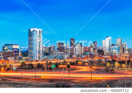 Denver, Colorado, USA downtown city skyline 60884712
