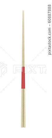 Wooden chopsticks on white. Wooden chopsticks on white. 60887888