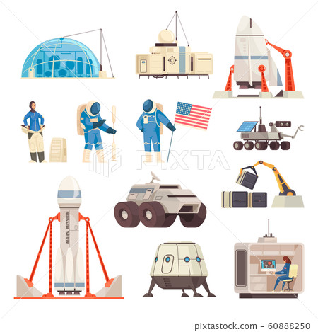 Mars Colonization Flat Set Mars Colonization Flat Set 60888250