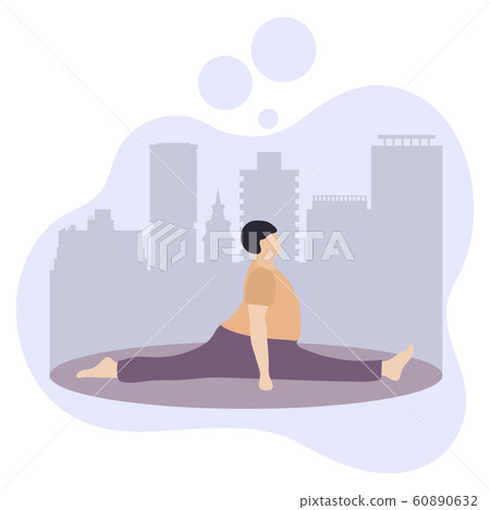 People sport yoga website Healthy lifestyle 60890632