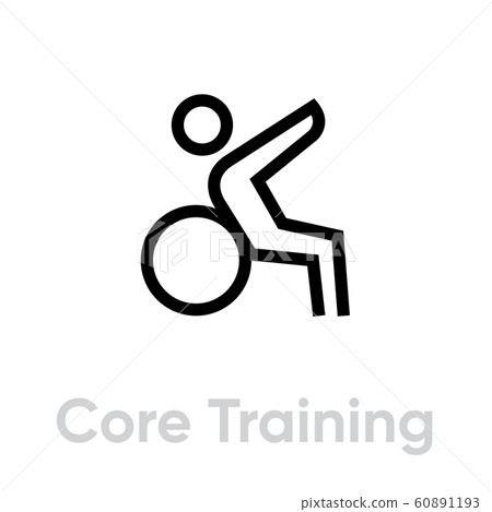 Core Training sport icon 60891193
