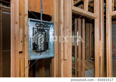 Interior framing with basement construction 60891617