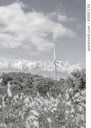 [Sepia] Aoyama Kogen Windmill @ Autumn 60892116