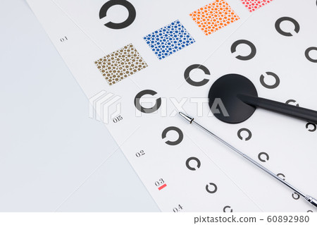 Visual acuity test table Landolt Visual acuity test table Landolt 60892980