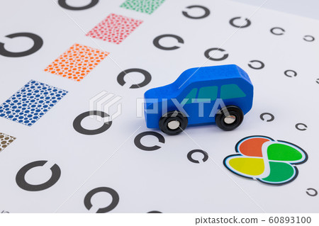 Visual acuity test table Landolt Visual acuity test table Landolt 60893100