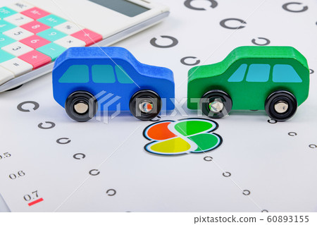 Visual acuity test table Landolt 60893155