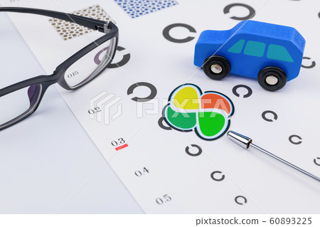 Visual acuity test table Landolt 60893225