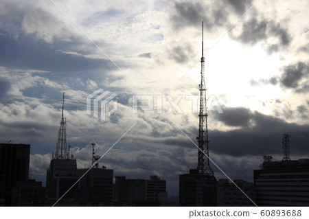 Sao Paulo summer sky and clouds Sao Paulo summer sky and clouds 60893688