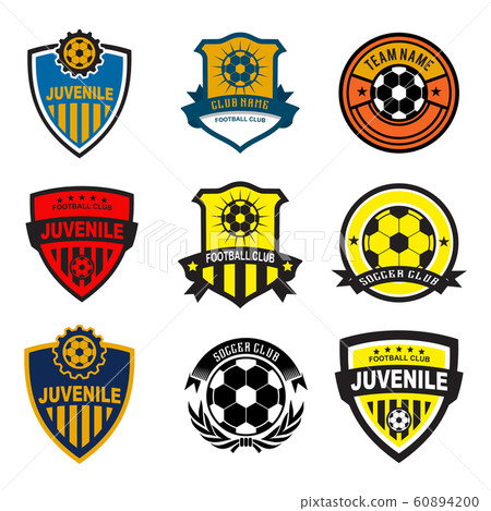 Football emblem logo design vector template 60894200