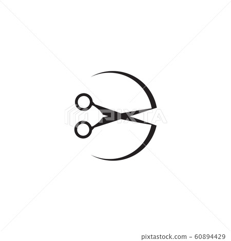 Scissor icon logo design vector template 60894429