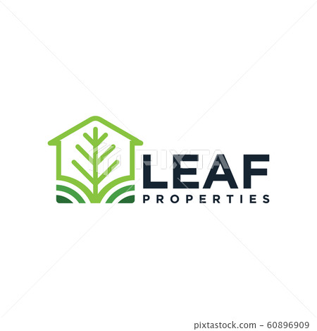 Leaf Properties logo design template 60896909