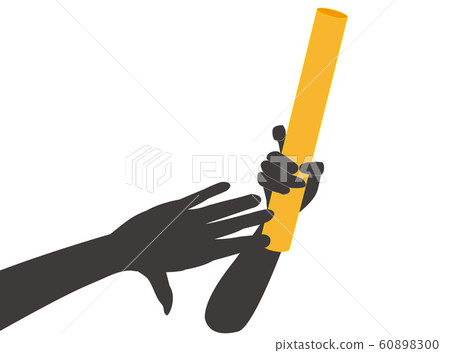 Relay competition to pass baton 60898300