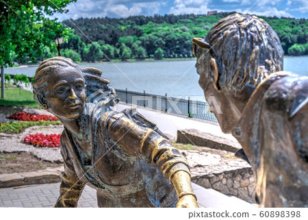 Sculpture by the Valea Morilor Lake in Moldova Sculpture by the Valea Morilor Lake in Moldova 60898398