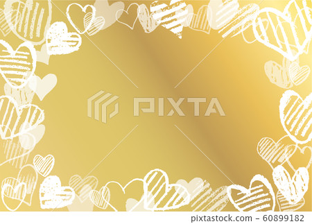 情人節賀卡白色手寫心形框架無文字 60899182