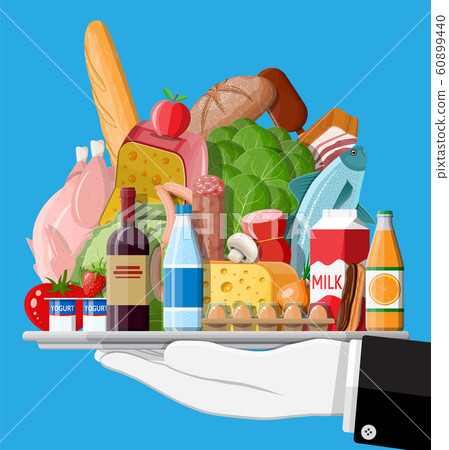 Fresh organic food and drinks. Fresh organic food and drinks. 60899440