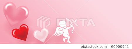 Valentine's Day Background Material Heart and Cupid Landscape-Copy Space Available Valentine's Day Background Material Heart and Cupid Landscape-Copy Space Available 60900941