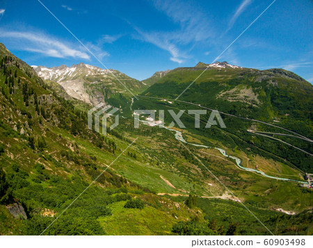 Summer landscape of Switzerland mountain nature 60903498