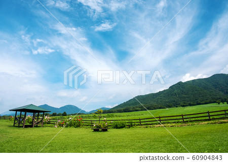 廣瀨高原夏季藍天 60904843