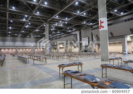 Big sight west hall under construction of no comike 60904957