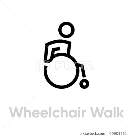 Wheelchair Walk activity icon Wheelchair Walk activity icon 60905581