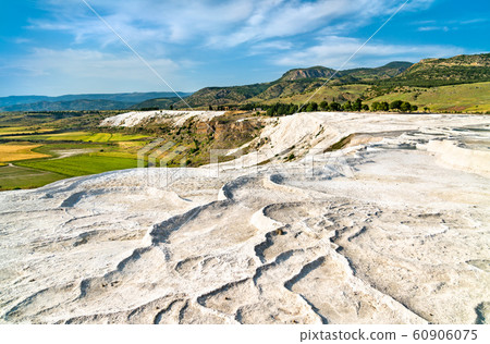 Travertine pools and terraces at Pamukkale in Turkey Travertine pools and terraces at Pamukkale in Turkey 60906075
