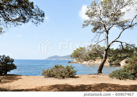northern coast of Ibiza Island, Spain. northern coast of Ibiza Island, Spain. 60907467