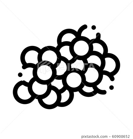 Fresh Caviar Eggs Icon Vector Outline Illustration 60908652