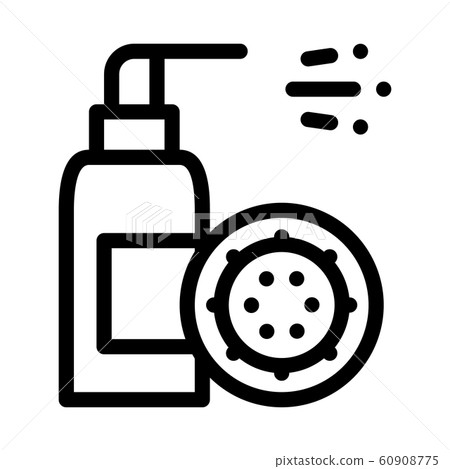 Healthcare Spray Icon Vector Outline Illustration 60908775