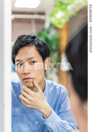 Men's makeup beauty 60909058