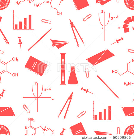 Scientific, educational vector seamless pattern Scientific, educational vector seamless pattern 60909866