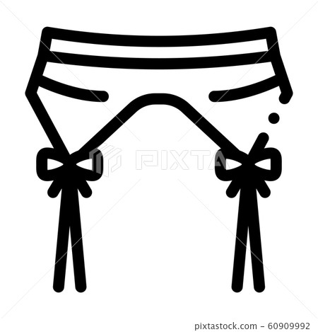 Suspender Belt Icon Vector Outline Illustration Suspender Belt Icon Vector Outline Illustration 60909992