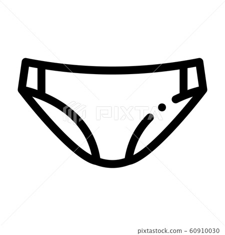 Slip Pants Icon Vector Outline Illustration Slip Pants Icon Vector Outline Illustration 60910030