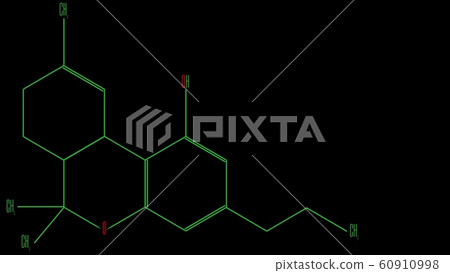 Illustration chemical formula of the Illustration chemical formula of the 60910998