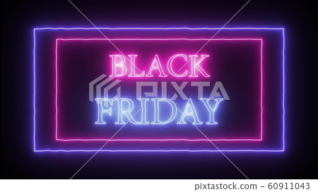 Neon advertising Black Friday Neon advertising Black Friday 60911043