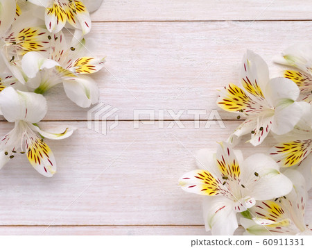 Bouquets of tender alstroemeria flowers 60911331