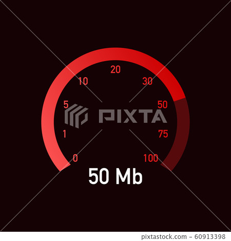 Speed test. Speedometer Internet Speed 50 mb. Speed test. Speedometer Internet Speed 50 mb. 60913398