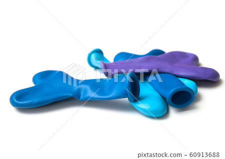 Closeup of colorful inflatable balloons  60913688