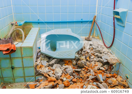repair toilet old bathroom interior house repair toilet old bathroom interior house 60916749