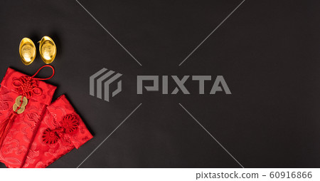 Chinese new year festival concept, flat lay top Chinese new year festival concept, flat lay top 60916866