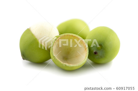 Lotus seed an Isolated on the white background 60917055