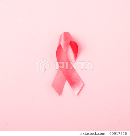 Breast Cancer Awareness Month concept, top view 60917326