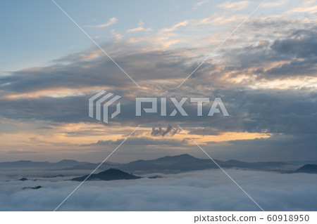 Beautiful view of sea of mist at AyersWeng 60918950