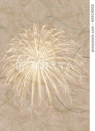 [煙火]日本紙上印製的煙火圖像 60919008
