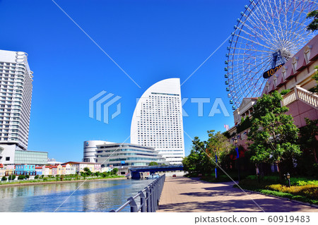 Reiwa 1st year Yokohama Minato Mirai scenery Reiwa 1st year Yokohama Minato Mirai scenery 60919483