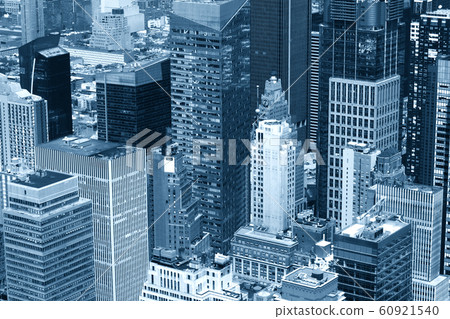 New York City Manhattan skyline aerial view New York City Manhattan skyline aerial view 60921540