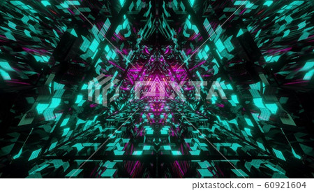 abstract triangle glass design artwork with&hellip; - Stock Illustration