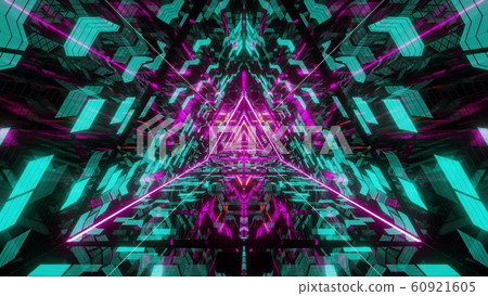abstract triangle glass design artwork with&hellip;-插圖素材 [60921605] - PIXTA圖庫