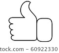 Like sleeve (line drawing) 60922330