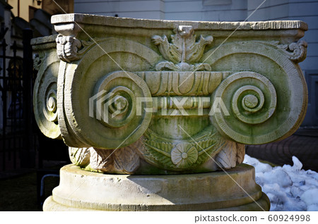 Antique chapiter on a street in Riga, Latvia. 60924998