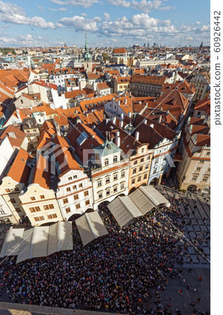 Prague city view Old Town Hall 景色 View from clock tower Prague city view Old Town Hall 景色 View from clock tower 60926442